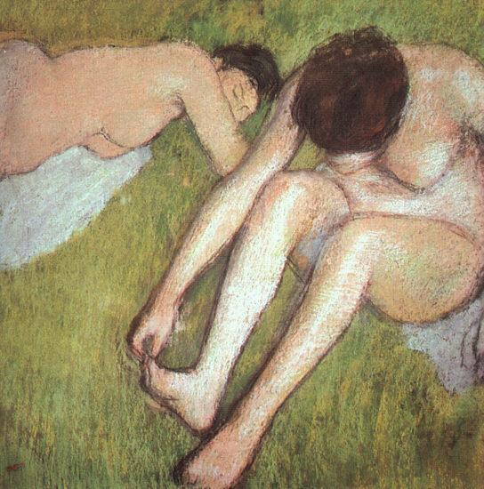 Edgar Degas Bathers on the Grass oil painting picture